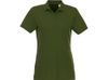 Женское поло Helios с коротким рукавом, зеленый армейский