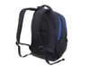 Рюкзак TORBER CLASS X, черный с синей вставкой, полиэстер 900D, 45 x 32 x 16 см