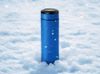 Вакуумный термос "Vacuum Flask C1", soft touch, 420мл, синий
