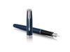 Перьевая ручка Parker Sonnet Blue Subtle CT, перо: F, цвет чернил: black, в подарочной упаковке