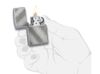 Зажигалка ZIPPO Classic с покрытием Brushed Chrome, латунь/сталь, серебристая, матовая, 38x13x57 мм