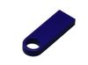 USB 3.0-флешка на 128 Гб с мини чипом и круглым отверстием, синий