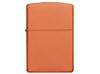 Зажигалка ZIPPO Classic с покрытием Orange Matte, латунь/сталь, оранжевая, матовая, 38x13x57 мм