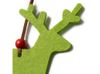 Войлочное рождественское украшение Северный олень, зеленое яблоко
