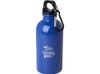 Одностенная бутылка для воды с карабином Oregon, изготовленная из нержавеющей стали, сертифицированной по стандарту RCS, объемом 400 мл - Ярко-синий