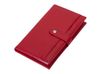 Блокнот-кошелек с сменным блоком А6 "Wall Street", 64 листа, красный