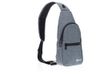 Рюкзак TORBER с одним плечевым ремнем, серый, полиэстер 300D, 33 х 17 х 6 см