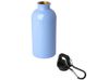 Одностенная бутылка для воды с карабином Oregon, изготовленная из нержавеющей стали, сертифицированной по стандарту RCS, объемом 400 мл - Cloud Blue