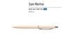 Ручка металлическая шариковая "San Remo", софт-тач, 1.0 мм, пудровый