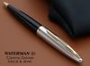 Шариковая ручка Waterman Carene De Luxe, цвет: Black/Silver, стержень: Mblue