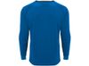 Футболка "Porto " мужская с длинным рукавом, королевский синий/черный