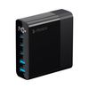 Зарядная станция 3xUSB Type-C, 2xUSB, PD, QC, 140Вт, черный, Deppa