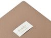 Ежедневник недатированный А5 "Total beige" с нашивкой, бежевый
