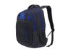 Рюкзак TORBER CLASS X, черный с синей вставкой, полиэстер 900D, 45 x 32 x 16 см