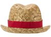 Pricus соломенная шляпа - Красный / Натуральный