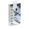 USB-хаб 7 в 1 USB-C - USB-A3.0 + 2хUSB-C + USB-C PD100Вт + HDMI + SD + microSD, серый, Deppa
