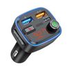 FM-трансмиттер Wave Pro, QC/PD, LED, 48Вт, ENC, Bass boost, черный, Deppa