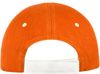 Бейсболка "New Castle" 6-ти панельная, оранжевый/белый