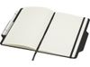 Nexus блокнот формата А5 в твердой обложке с ручкой и карандашом - сплошной черный