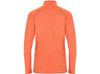 Толстовка с воротом на молнии женская "Melbourne", меланжевый оранжевый