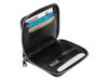 Картхолдер на молнии для 8 пластиковых карт с RFID защитой "Fabrizio", черный
