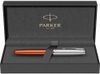 Перьевая ручка Parker Sonnet Essentials Orange SB Steel CT, перо: F, цвет чернил black, в подарочной упаковке.