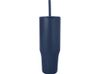 Brady термостакан с силиконовой трубочкой, объемом 900 мл, сертифицированный согласно RCS - Темно - синий