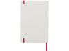 Блокнот Spectrum A5 с белой бумагой и цветной закладкой, белый/розовый