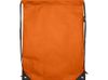 Рюкзак-мешок  на шнурке «Evergreen» из переработанного нетканого материала, оранжевый