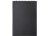 Блокнот на пружине в пластиковой обложке А5, черный