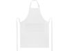 Фартук Andrea плотностью 240 г/м² с регулируемой завязкой на шее - Белый
