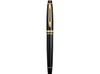 Ручка-роллер Waterman Expert 3, цвет: Black Laque GT, стержень: Fblk