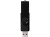 Флеш-карта "Rotate Metallic" USB 2.0 на 4 Gb, черный