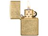 Зажигалка ZIPPO Classic с покрытием Tumbled Brass, латунь/сталь, золотистая, матовая, 38x13x57 мм