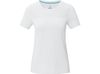 Borax Женская футболка с короткими рукавами из переработанного полиэстера согласно стандарту GRS с отличным кроем - Белый