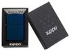 Зажигалка ZIPPO Classic с покрытием Navy Matte, латунь/сталь, синяя, матовая, 38x13x57 мм