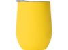 Термокружка Sense Gum soft-touch, 370мл, желтый