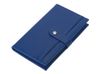 Блокнот-кошелек с сменным блоком А6 "Wall Street", 64 листа, синий