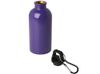 Одностенная бутылка для воды с карабином Oregon, изготовленная из нержавеющей стали, сертифицированной по стандарту RCS, объемом 400 мл - Пурпурный