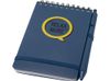 Блокнот Thalaasa формата А6 в твердой обложке из океанического пластика с шариковой ручкой - Синий