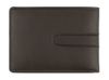 Портмоне BUGATTI Bomba, с защитой данных RFID, коричневое, кожа/полиэстер, 12,5х2х9 см