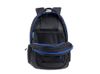 Рюкзак TORBER CLASS X, черный с синей вставкой, полиэстер 900D, 45 x 32 x 16 см
