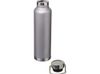 Бутылка для воды с вакуумной изоляцией Thor объемом 650 мл из переработанной нержавеющей стали, сертифицированной по стандарту RCS - Серый