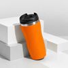 Термокружка "Double wall mug C1", soft touch, 350 мл, оранжевый
