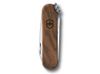 Нож-брелок VICTORINOX Classic SD, 58 мм, 5 функций, деревянная рукоять