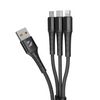 Дата-кабель&nbsp;Armor&nbsp;3&nbsp;в&nbsp;1:&nbsp;micro&nbsp;USB,&nbsp;USB-C,&nbsp;Ligthning,&nbsp;1.2м,&nbsp;черный,&nbsp;Deppa