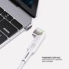 Адаптер USB-С - USB-C, магнитный, белый, Deppa