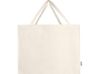 Odessa большая эко-сумка из переработанного хлопка, сертифицированного согласно GRS, плотностью 220 г/м² - Натуральный
