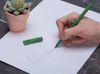 Вечный карандаш из переработанной бумаги "Recycled pencil", зеленый классический