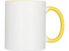 Цветная кружка Pix для сублимации, белый/желтый